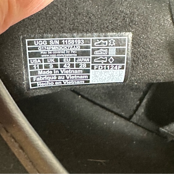 UGG CITYFUNC ULTRA MINI WOMEN
ANKLE BOOTS SUEDE BLACK - Picture 6 of 7